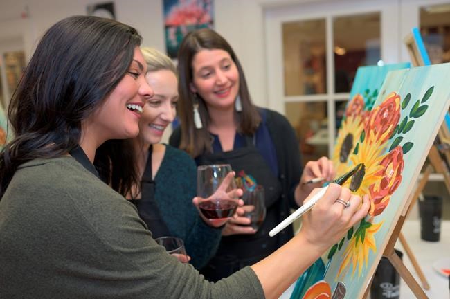 Creativity without the pressure at 'paint and sip' studios | iNFOnews.ca