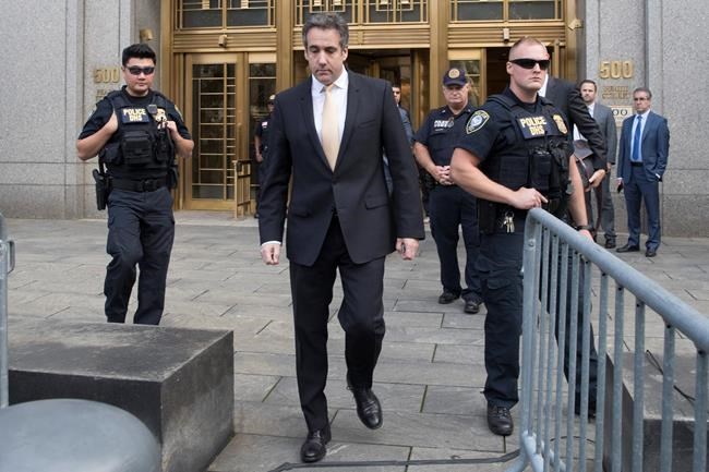 The Latest: Lawyer: Cohen has info for special counsel | iNFOnews.ca The Latest: Lawyer: Cohen has info for special counsel | iNFOnews.ca