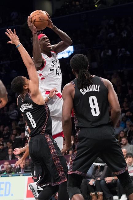 Nets end 8-game skid by edging Raptors 106-105 in OT | iNFOnews.ca