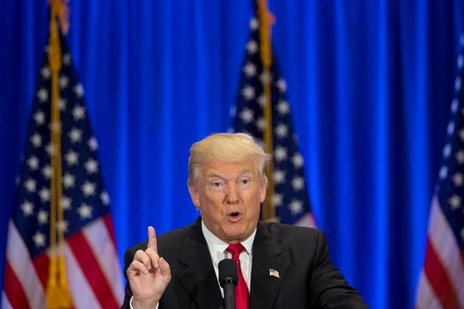 Trump details goals for first 100 days in White House | iNFOnews.ca