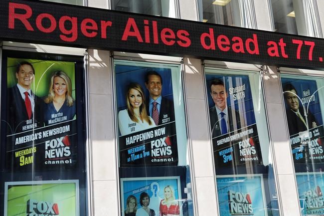 Fox News founder Roger Ailes died of complications from fall | iNFOnews.ca
