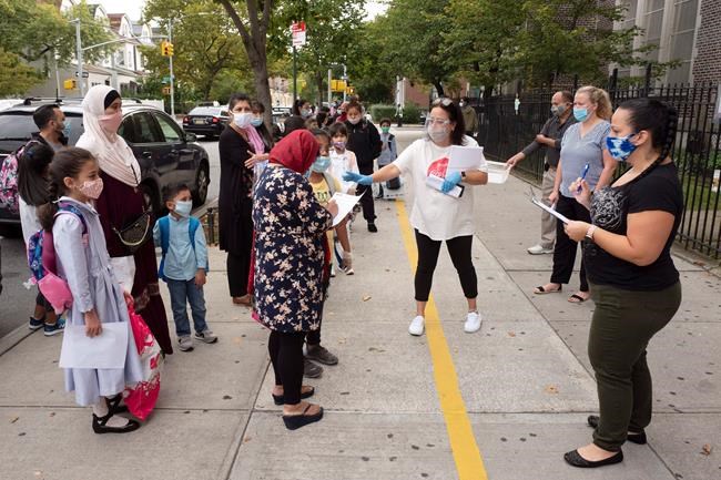 NYC elementary schools reopen in big back-to-school test | iNFOnews.ca NYC elementary schools reopen in big back-to-school test | iNFOnews.ca