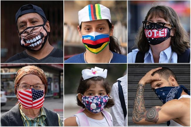 AP PHOTOS: Faces meet fashion in New Yorkers' mask choices | iNFOnews.ca AP PHOTOS: Faces meet fashion in New Yorkers' mask choices | iNFOnews.ca