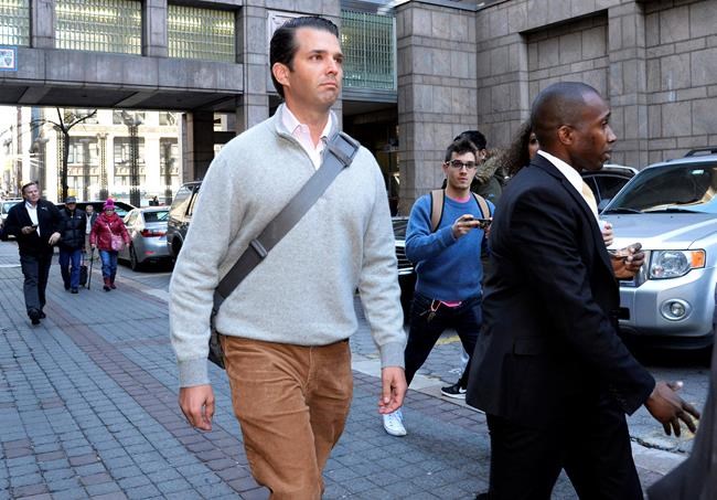 Donald Trump Jr reports for jury duty but isn't picked | iNFOnews.ca Donald Trump Jr reports for jury duty but isn't picked | iNFOnews.ca