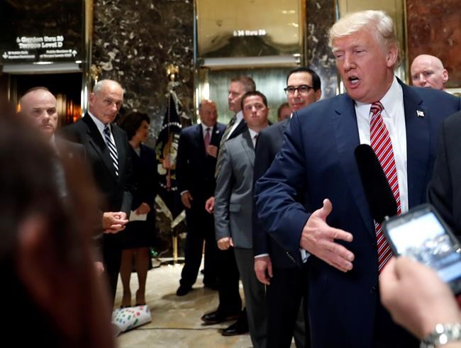 The Latest: Trump disbands business panel as fallout spreads | iNFOnews.ca