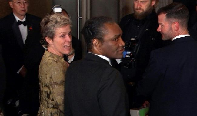 Charges dropped against alleged thief of McDormand Oscar | iNFOnews.ca