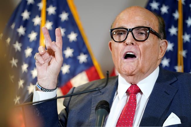 Trump lawyer Giuliani in hospital after positive COVID test | iNFOnews.ca CP647790349