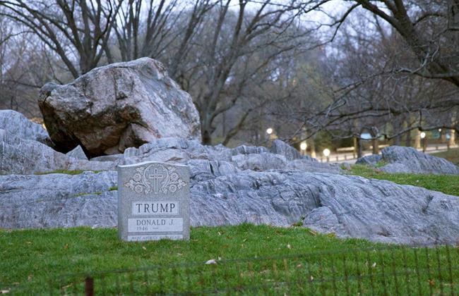 Report: NYC artist was behind Trump Central Park headstone | iNFOnews.ca