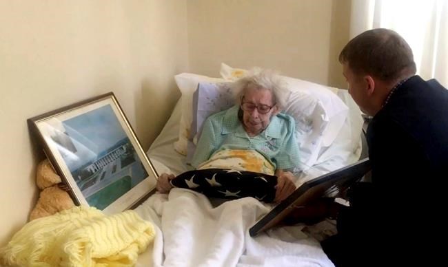 Sister of WWII soldier gets his long-lost Purple Heart, flag | iNFOnews.ca