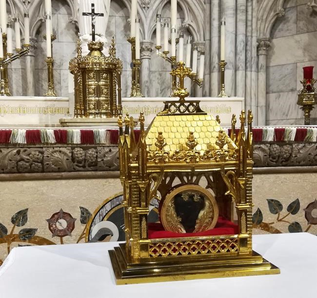 French priest's 150-year-old heart being venerated in NYC | iNFOnews.ca