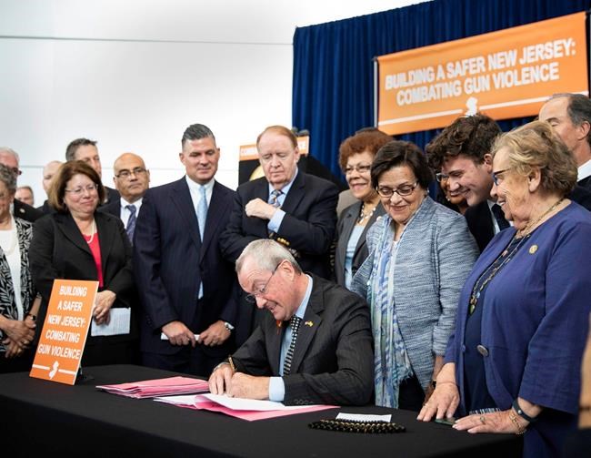 The Latest: Gov signs 6 gun control measures in New Jersey | iNFOnews.ca