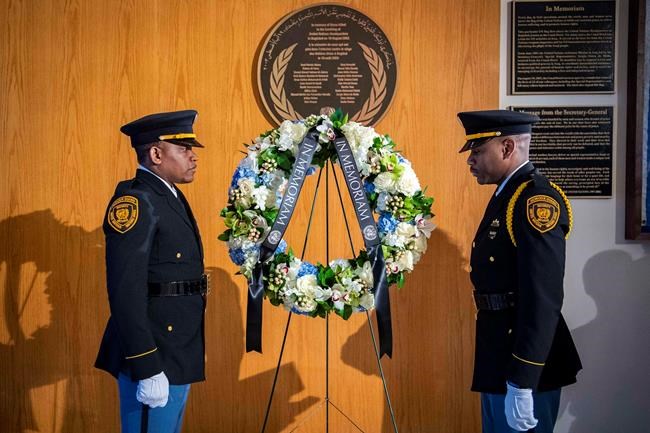 Grieving families given earth from Ethiopian crash site | iNFOnews.ca CP274786777