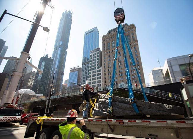 World Trade Center granite monoliths are in place | iNFOnews.ca