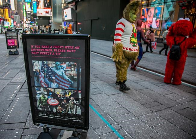 Times Square characters head to Rock Center for the holidays | iNFOnews.ca