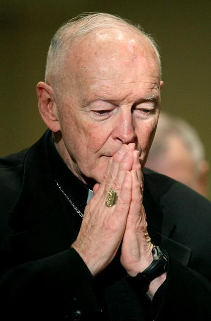 Cardinal Theodore McCarrick punished over abuse finding | iNFOnews.ca