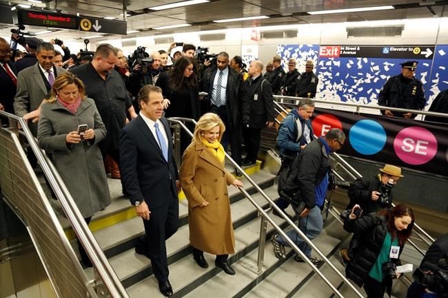 New York trains roll on new subway line envisioned in 1920s | iNFOnews.ca