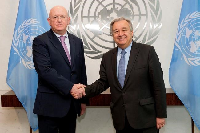 Russia's new UN envoy: World faces 'unprecedented threats' | iNFOnews.ca