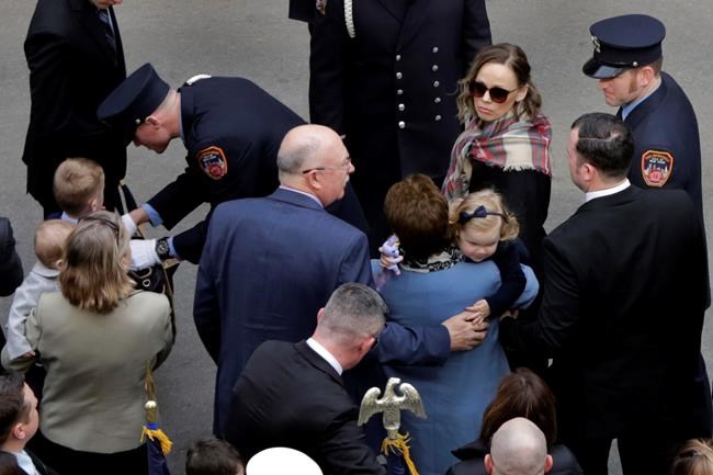 Traffic stops for funeral of firefighter killed on movie set | iNFOnews.ca