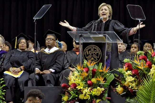 Clinton to graduates: 'Never let anyone silence your voice' | iNFOnews.ca Clinton to graduates: 'Never let anyone silence your voice' | iNFOnews.ca