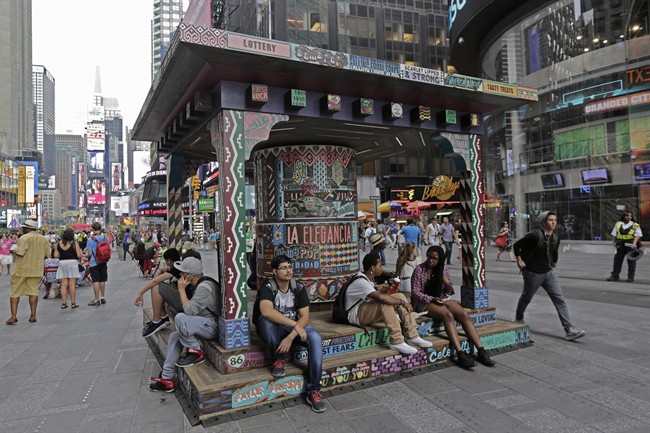 Large-scale installation by Brooklyn artists FAILE comes to Times Square | iNFOnews.ca CP34233201