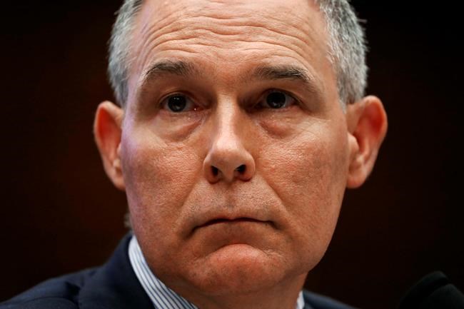Pruitt security chief cites weapons glitch for missed flight | iNFOnews.ca