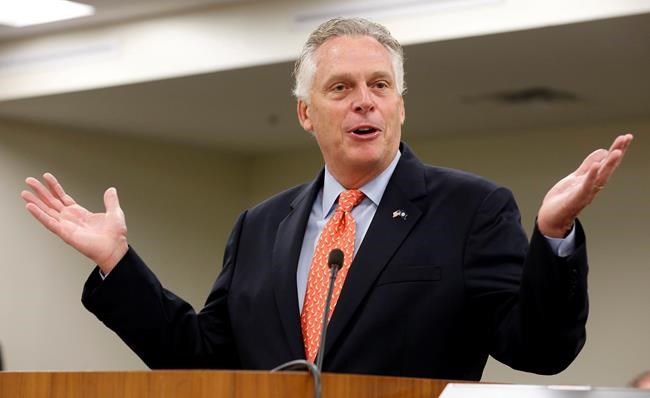 The Latest: McAuliffe says he'll focus on Virginia politics | iNFOnews.ca