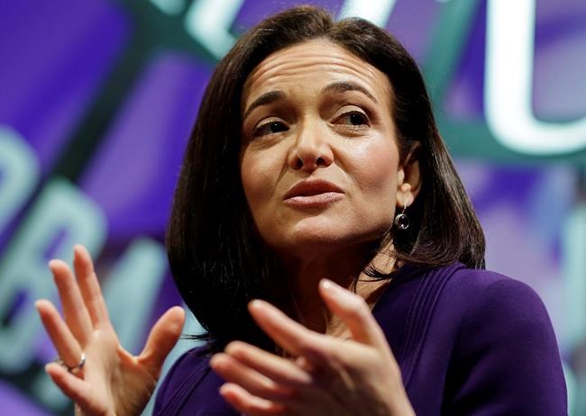 Facebook exec Sandberg urges graduates to build resilience | iNFOnews.ca