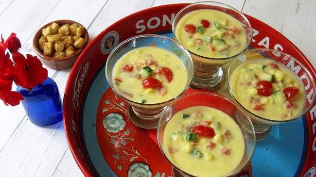 Corn gazpacho is a great starter for Fourth of July party | iNFOnews.ca