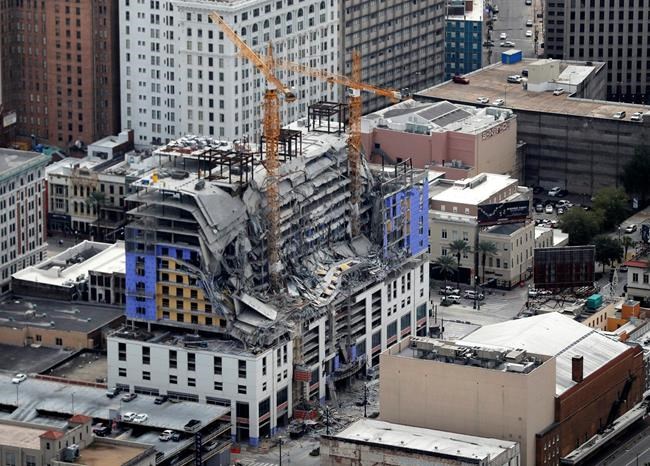 Bodies not yet out from partly collapsed New Orleans hotel | iNFOnews.ca