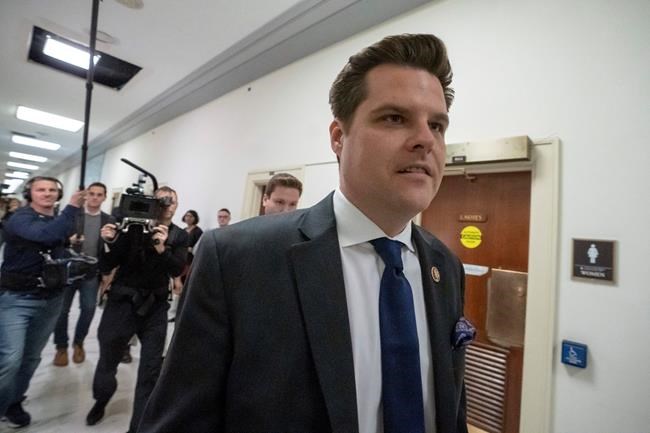 Florida Congressman Matt Gaetz hit by flying drink cup | iNFOnews.ca