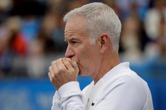 McEnroe: Williams would be ranked 'like 700' on men's tour | iNFOnews.ca CP895215308