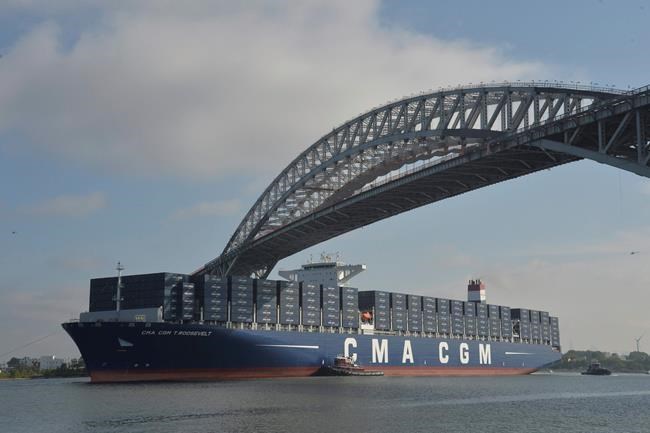 Largest-capacity container ship visits East Coast port | iNFOnews.ca