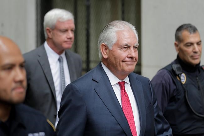 Tillerson: Exxon tried to understand climate change effects | iNFOnews.ca CP2119761674