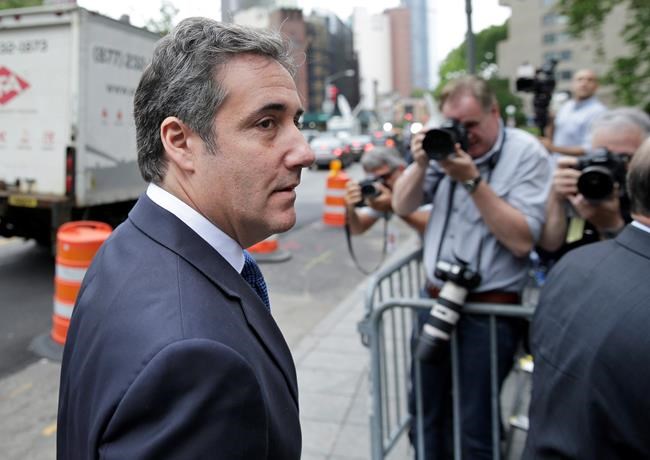 The Latest: Stormy's lawyer ends bid for role in Cohen case | iNFOnews.ca CP1094770324