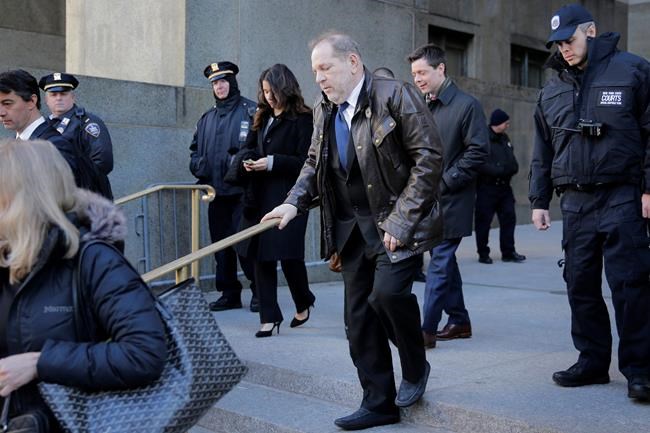 Jury of 7 men, 5 women selected for Weinstein rape trial | iNFOnews.ca CP311985055