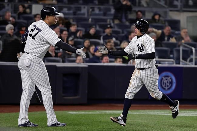 Robertson 'doesn't blink' in jam to lift Yanks over Jays | iNFOnews.ca
