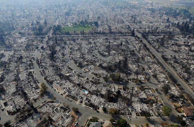 California October wildfire death toll hits 44 as man dies | iNFOnews.ca