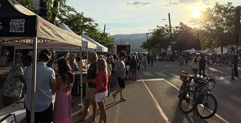 Kelowna Downtown Thursday Night Market cools off summer evenings | iNFOnews.ca