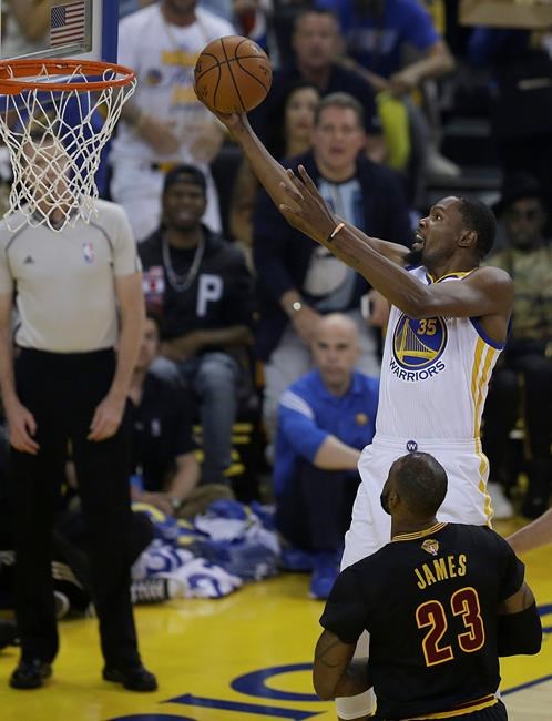 The Latest: Warriors beat Cavs 129-120 to win NBA title | iNFOnews.ca