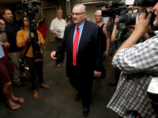 County to appeal ruling in lawsuit over Joe Arpaio's patrols | iNFOnews.ca