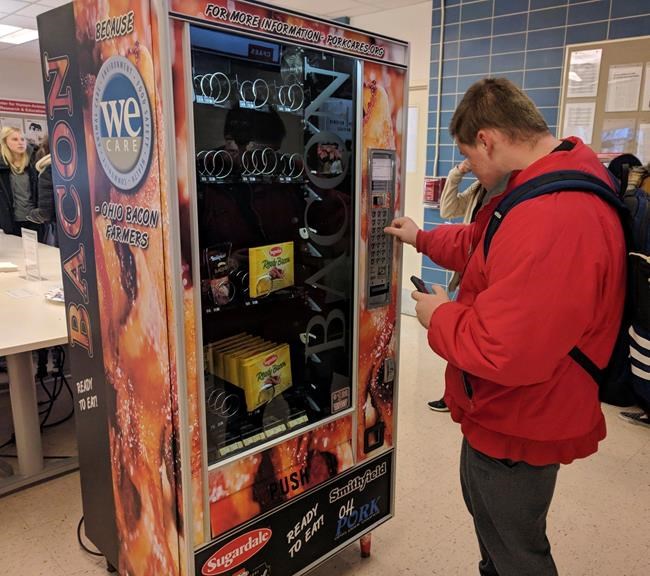 Mmm ... Bacon! Vending machine a hit on Ohio State U campus | iNFOnews.ca