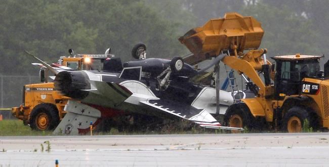 Inquiry blames speed, wet runway for Thunderbirds crash | iNFOnews.ca Inquiry blames speed, wet runway for Thunderbirds crash | iNFOnews.ca