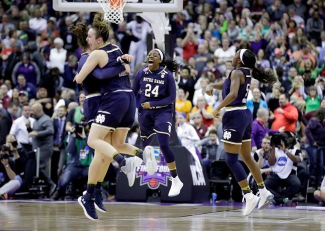 Ogunbowale encore! Final Four hero lifts Notre Dame to title | iNFOnews.ca Ogunbowale encore! Final Four hero lifts Notre Dame to title | iNFOnews.ca