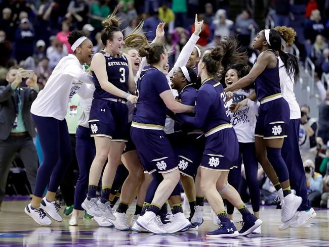 Notre Dame beats UConn on last-second shot in overtime | iNFOnews.ca