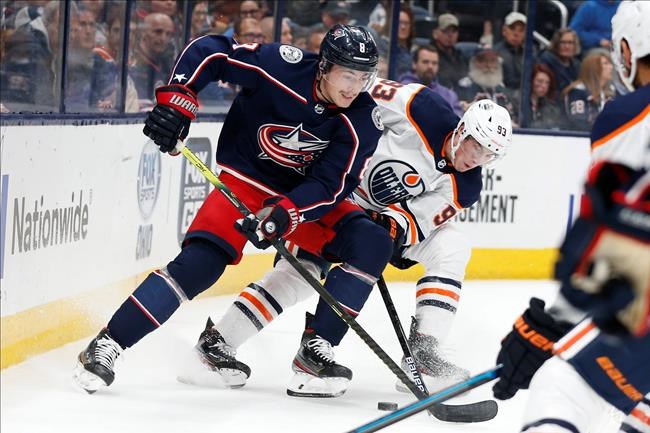 Draisaitl, Oilers roll past Blue Jackets 4-1 | iNFOnews.ca