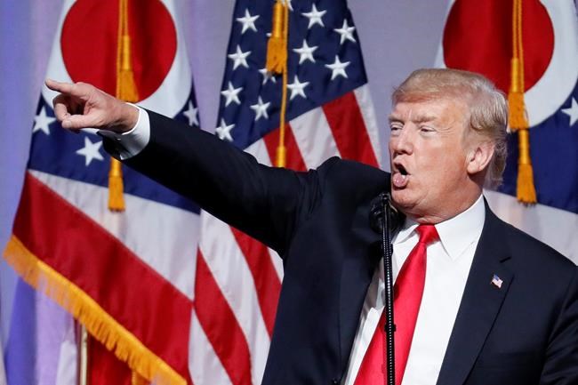 Trump complains to Ohio GOP that Dems are 'negative, nasty' | iNFOnews.ca Trump complains to Ohio GOP that Dems are 'negative, nasty' | iNFOnews.ca