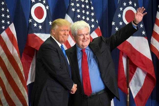 AP Interview: Gingrich says Trump is a 'necessary candidate' | iNFOnews.ca CP1617911120