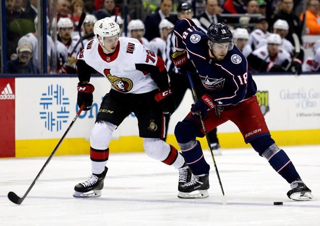 Nutivaara's second-period goal lifts Columbus past Ottawa | iNFOnews.ca