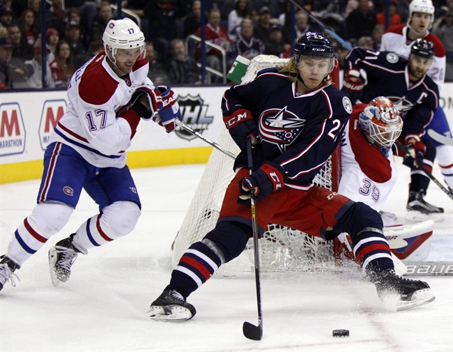 Atkinson gets hat trick, Blue Jackets beat Canadiens 5-2 | iNFOnews.ca CP36149306
