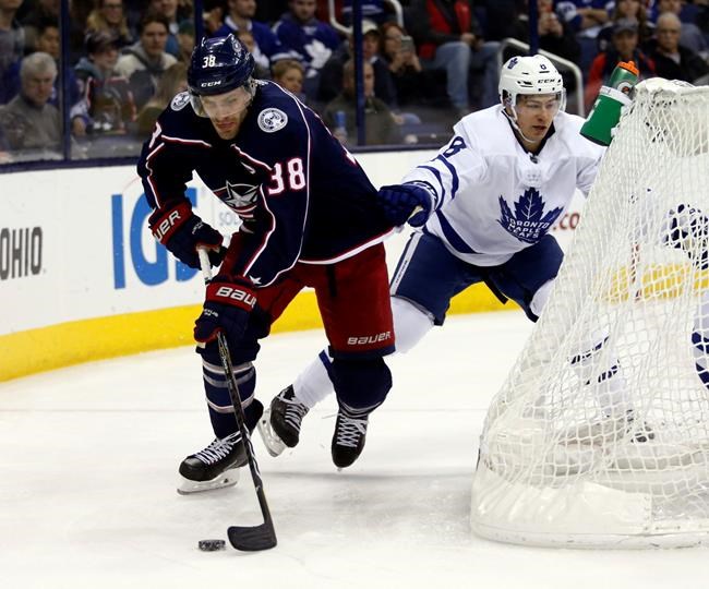 Joonas Korpisalo, Blue Jackets beat Maple Leafs 4-2 | iNFOnews.ca